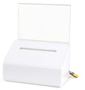 Acrylic Donation Collection Ballot Box Ticket Raffles & Drawing Voting Or Comment Box Office And Fundraising Suggestion Box 6 X