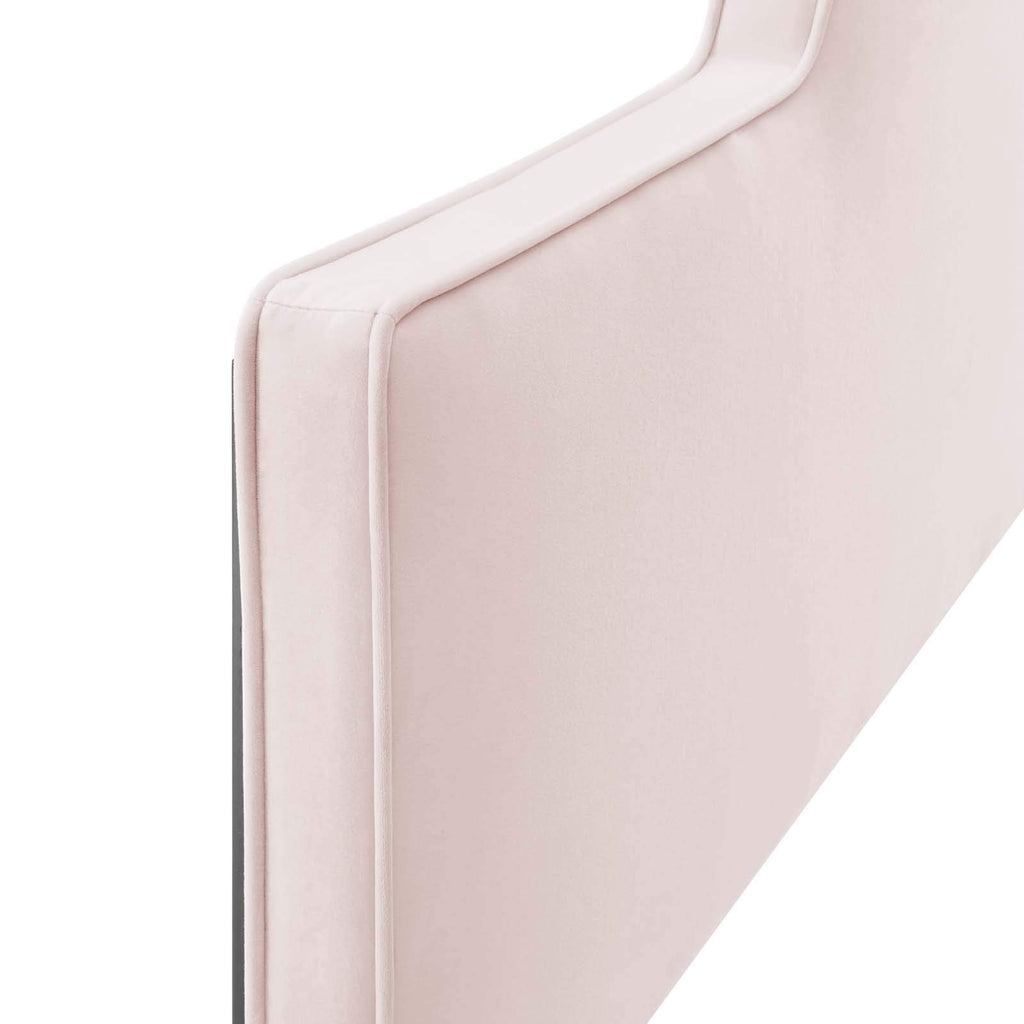 Modway Dawn Performance Velvet Headboard, King/Ca King, Pink