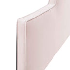 Modway Dawn Performance Velvet Headboard, King/Ca King, Pink