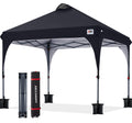 ABCCANOPY Outdoor Pop up Canopy Tent, 8x8 Instant Portable Canopy for Camping, Beach, Backyard, Black