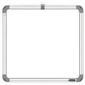 Yajnas 1X1 Feet /28X28 Cm Non Magnetic White Board With Chalk Board, Heavy-Duty Aluminium Frame, Green White Board (Pack Of 1)