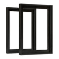 FOLKOR Canvas Floater Frame for 10x12 Oil Paintings, 2 Pack 0.9'' Deep Canvas Floating Frame for Art Prints Abstract Artwork Ind