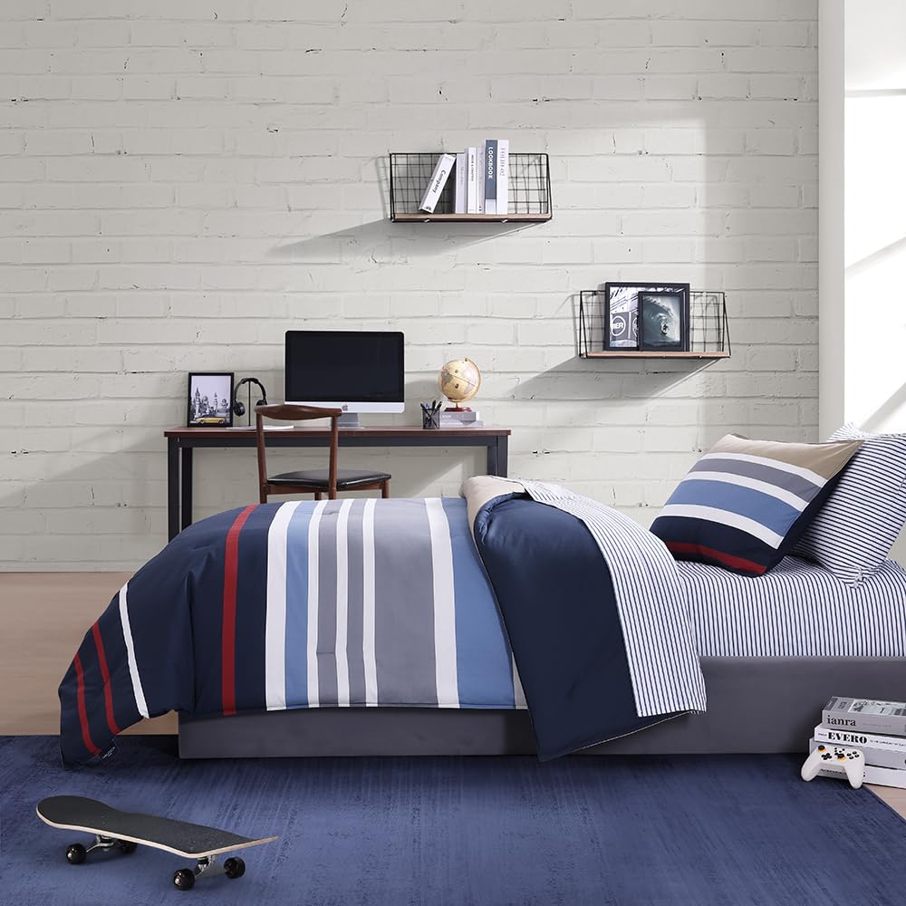 Nautica Bradford Reversible Comforter Set, Twin