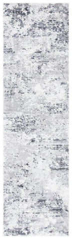 Safavieh Amelia Collection Runner Rug - 2'2'' X 6', Grey & Ivory, Modern Abstract Design, Non-Shedding & Easy Care, Ideal For Hi