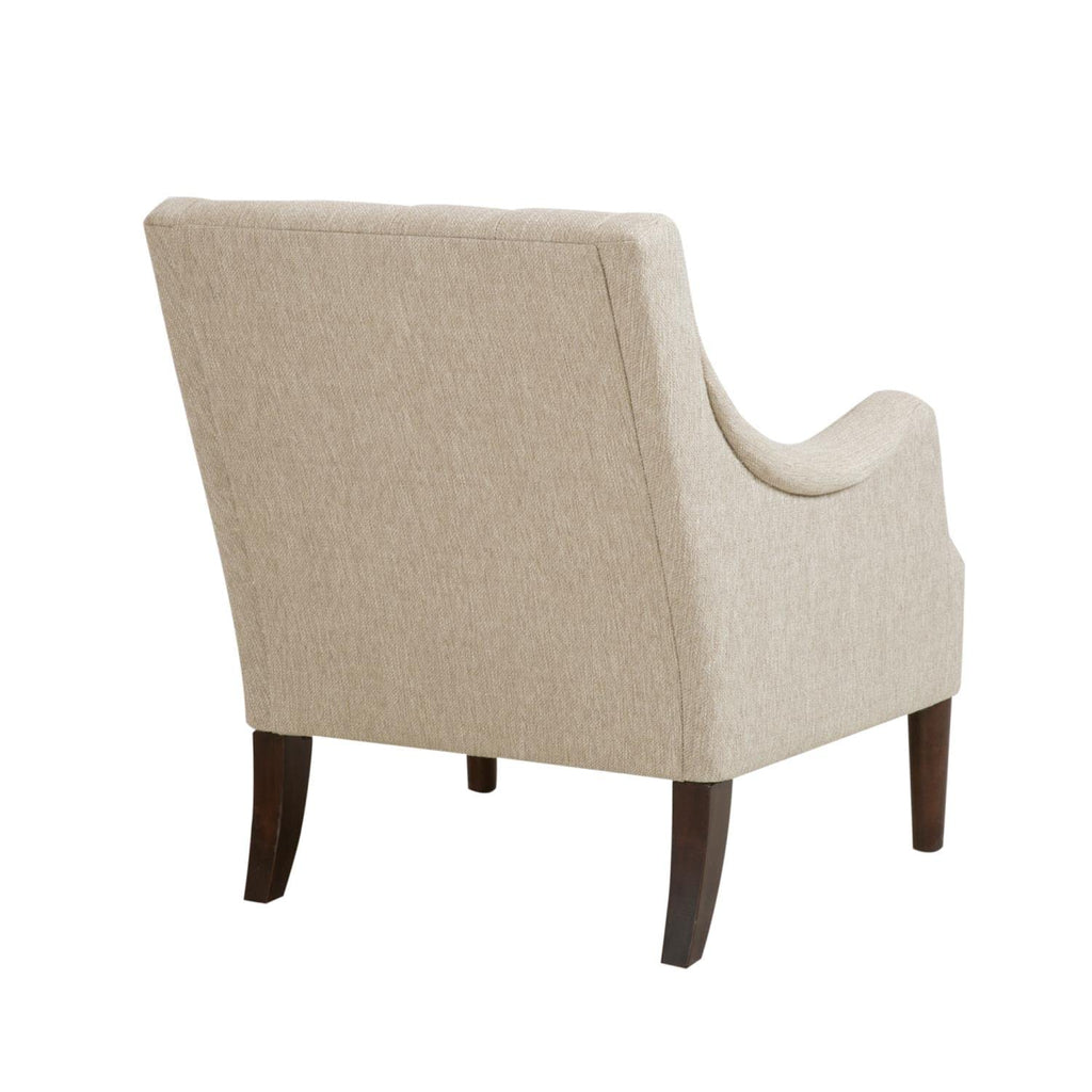Madison Park Qwen ACCENT CHAIR, 33.5 in, Beige