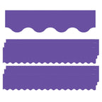 Ultra Purple Scalloped Border Trim, 35 Feet Per Pack, 6 Packs