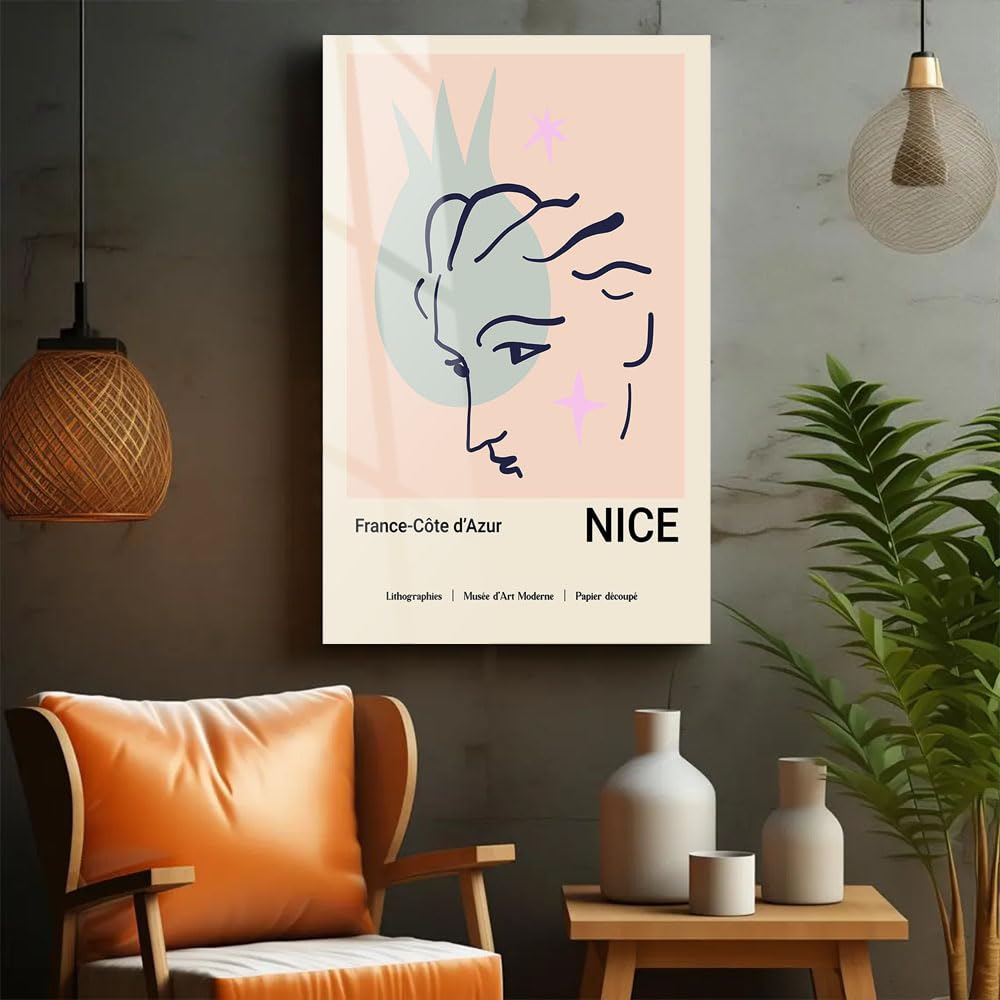 DesignSkinz Wall Art | Acrylic Glossy Printed Frame|Home Decor for Living Room, Bedroom, Office, Study, Shelf (14x22inch)  Papi