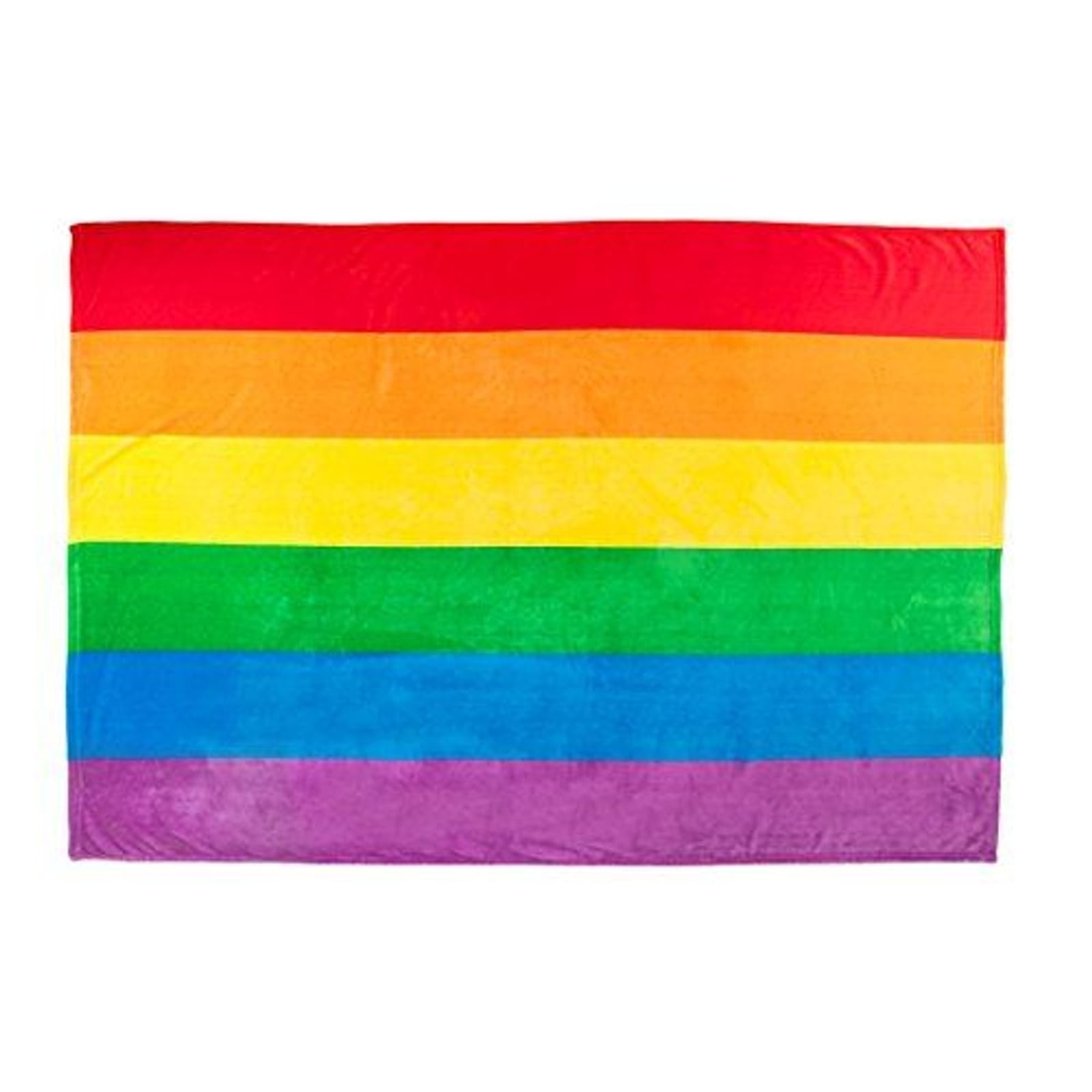 Sleeping Partners Oversize Blanket - Rainbow Pride Flag Print | 60' X 80' | Made Of 100% Microdenier Polyester | Ideal As A Th