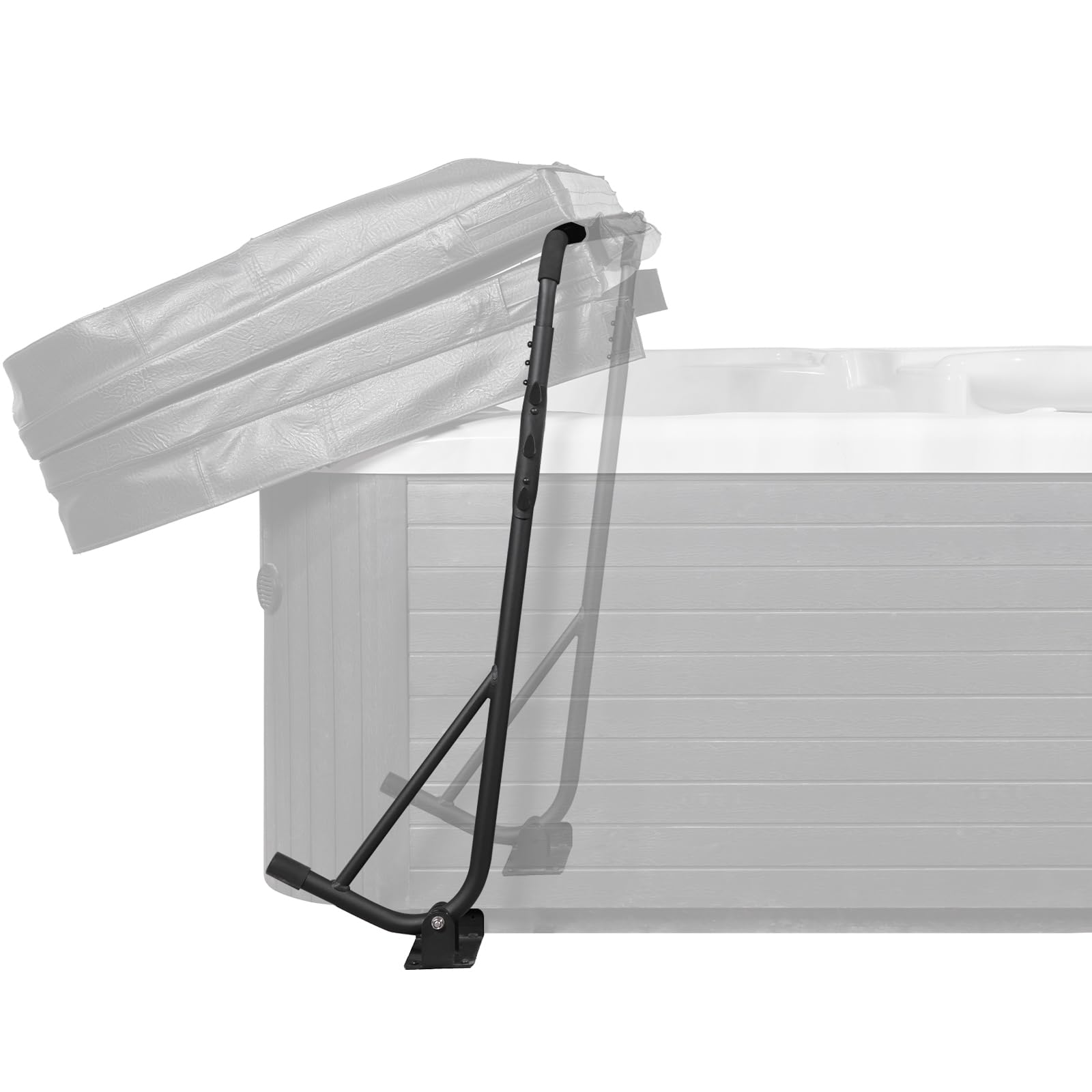 Vevor Hot Tub Cover Lift, Spa Cover Lift, Height 31.5' - 41.3' Width 57' - 92.5' Adjustable, Installed Underneath On Both Si