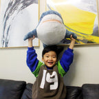 Ryttir 31 Inch Xl 15% Giant Shark Stuffed Animals,Chubbier Shark Pillow Soft Shark Plush Shark Plushie Stuffed Shark D  Cor, Per