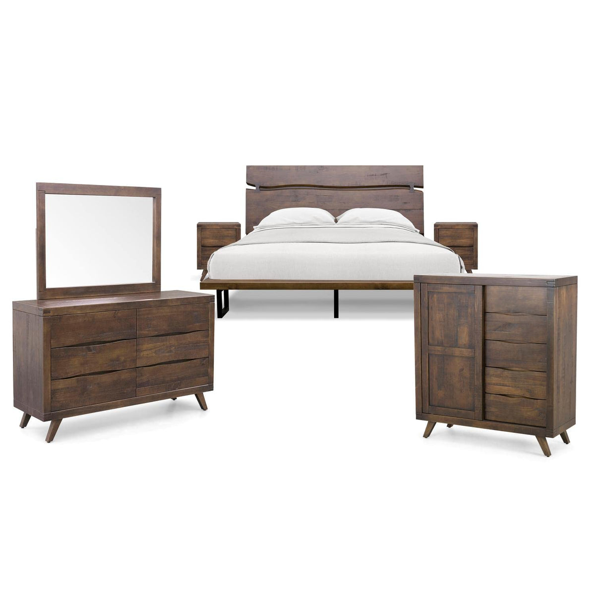 Steve Silver Pasco King 6-PC Bedroom Set AS900K6PC