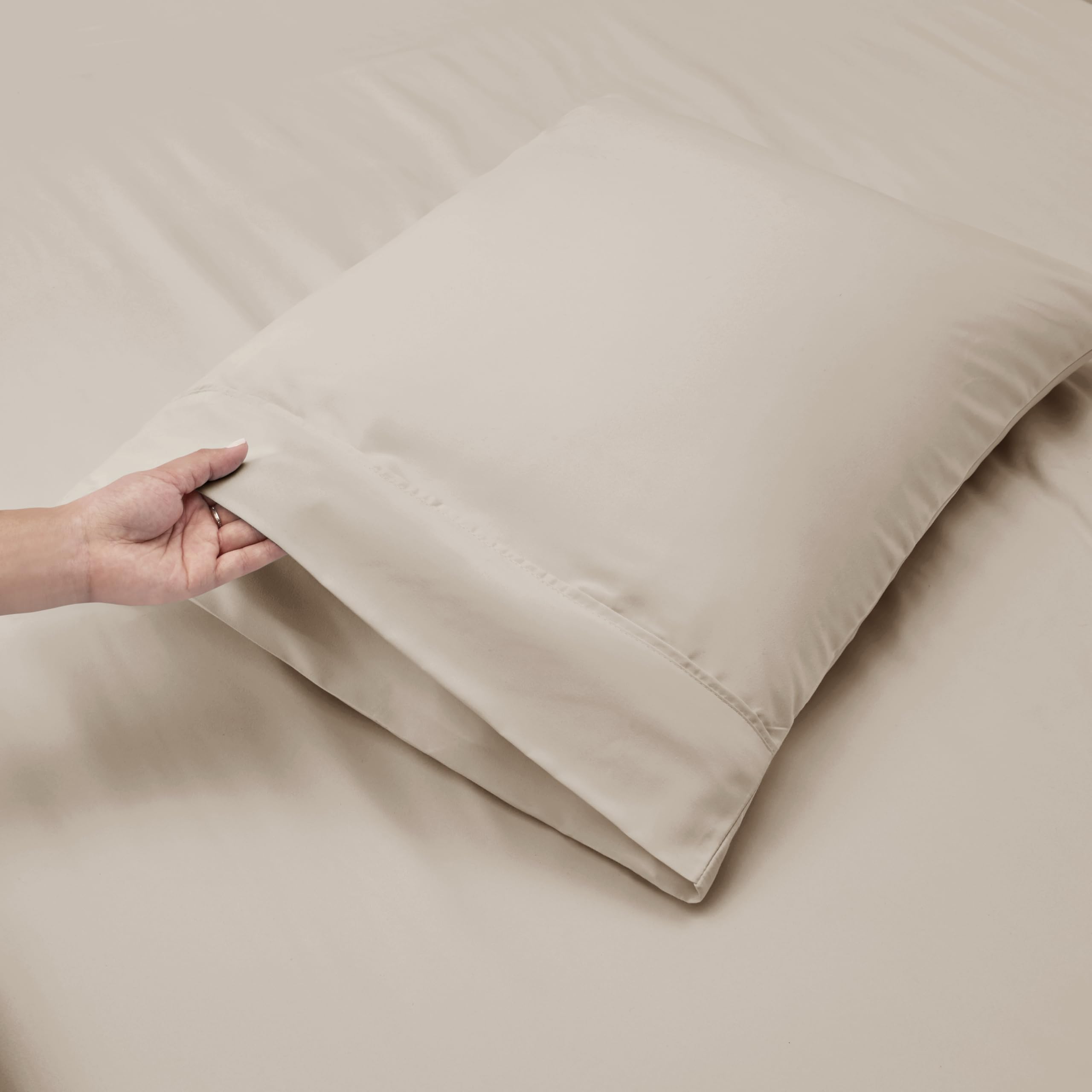 Nestl Extra Deep Pocket Sheets - Fits Mattress 18-24 Inches Deep, Extra Deep Pocket Full Size Sheets Sets, 4 Piece Full Size Sheets, Full Sheets Deep Pocket, Linen