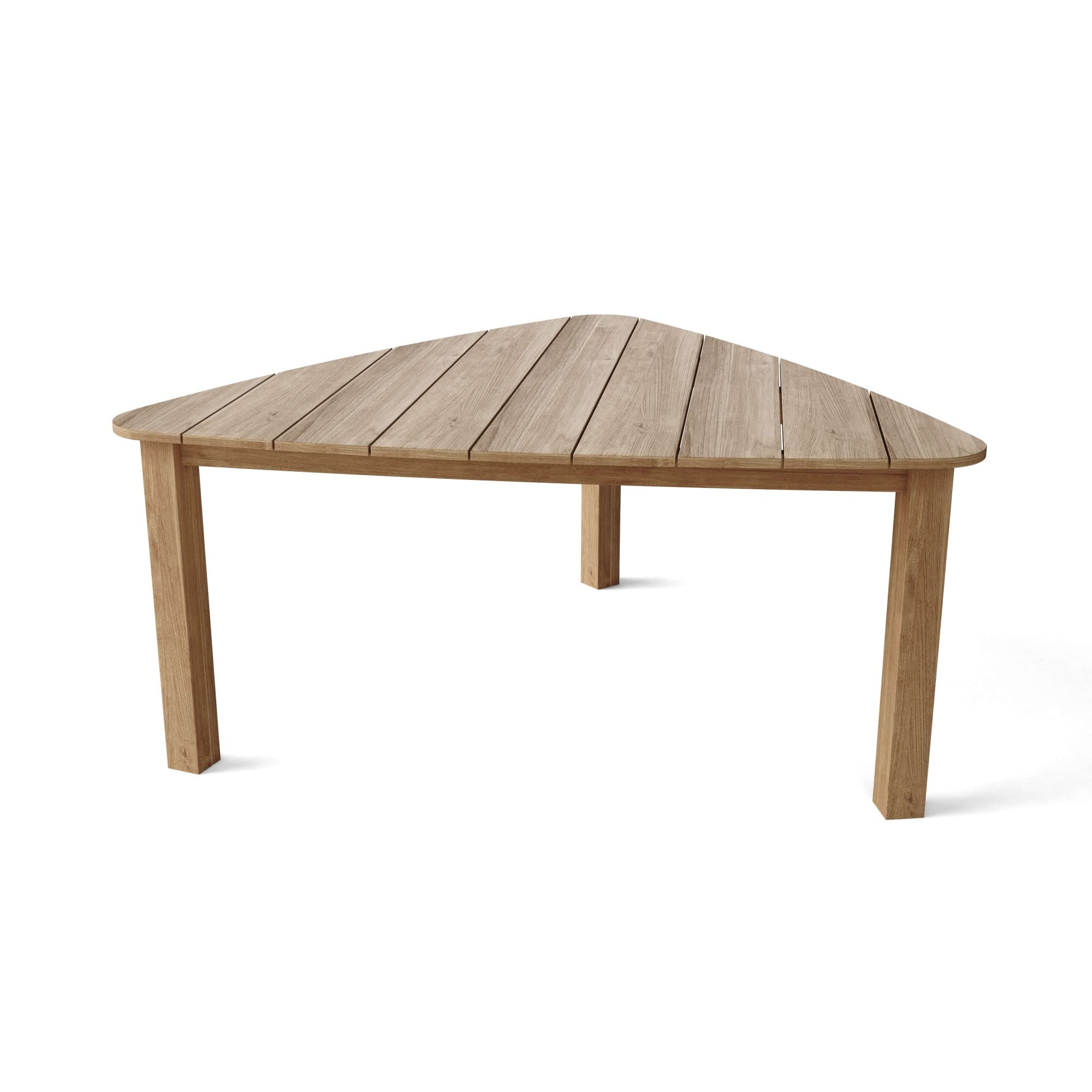 Anderson Teak TB-676 Padua Triangle Teak Dining Table, Natural