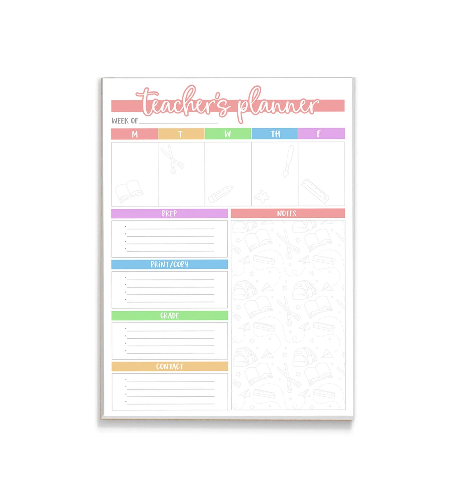 Tiny Expressions - Teacher Appreciation Notepads | Teacher Gifts & School Supplies | 40 Tear Away Sheets On Premium Paper Made I