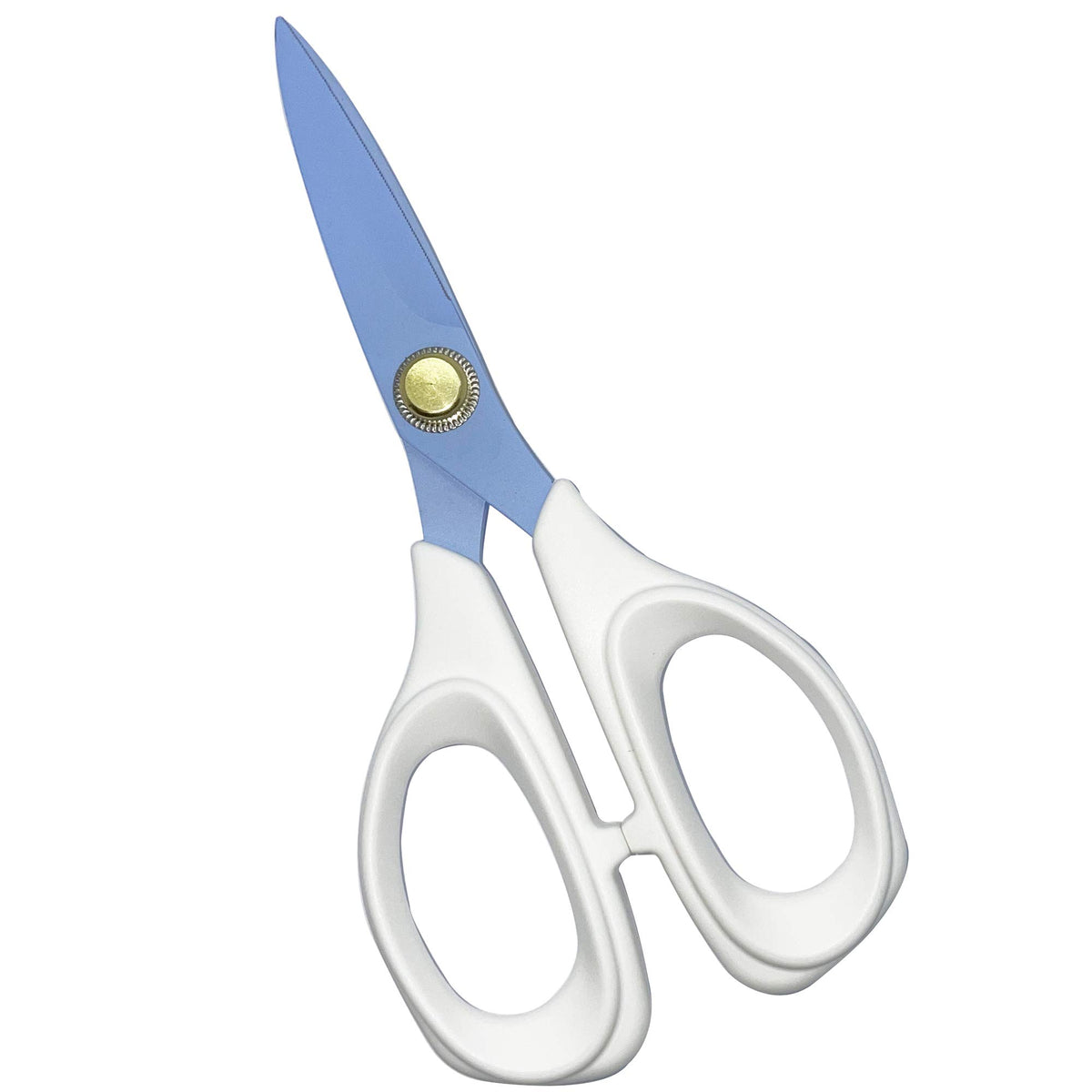 Dreamstitch 6 Inch Teflon Coated Non-Stick Professional Stainless Steel Sewing Scissors, All-Purpose, Comfort Soft Grip, Office