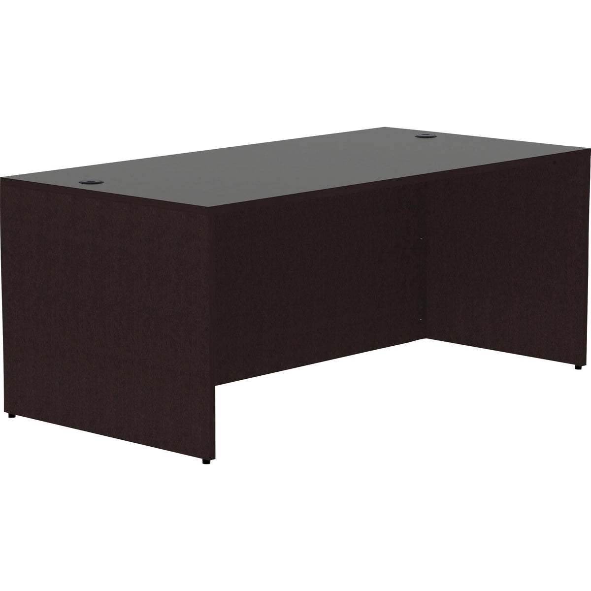 Lorell, Llr18209, Espresso Laminate Desk, 1 Each