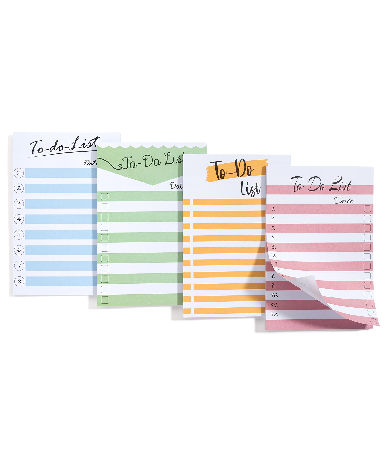 Mr. Pen- To Do List Sticky Notes, 4'X6', 4 Pads, 200 Sheets, Striped Style, To Do List Notepad, Lined Sticky Notes, To Do List