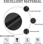 Smiletime Dark Grey 84 In Long Velvet Curtains With Grommet, Thermal Insulated Super Soft Privacy Noise Reducing Light Blocking