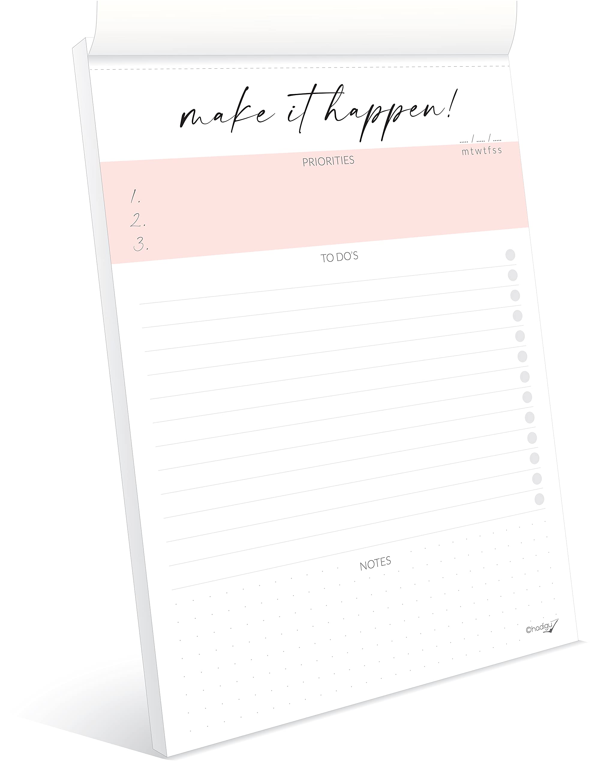 To Do List Notepad A5 Size (8.3'X5.8') Motivational And Inspirational Daily To Do List Planner, Productivity Planner, Stylish