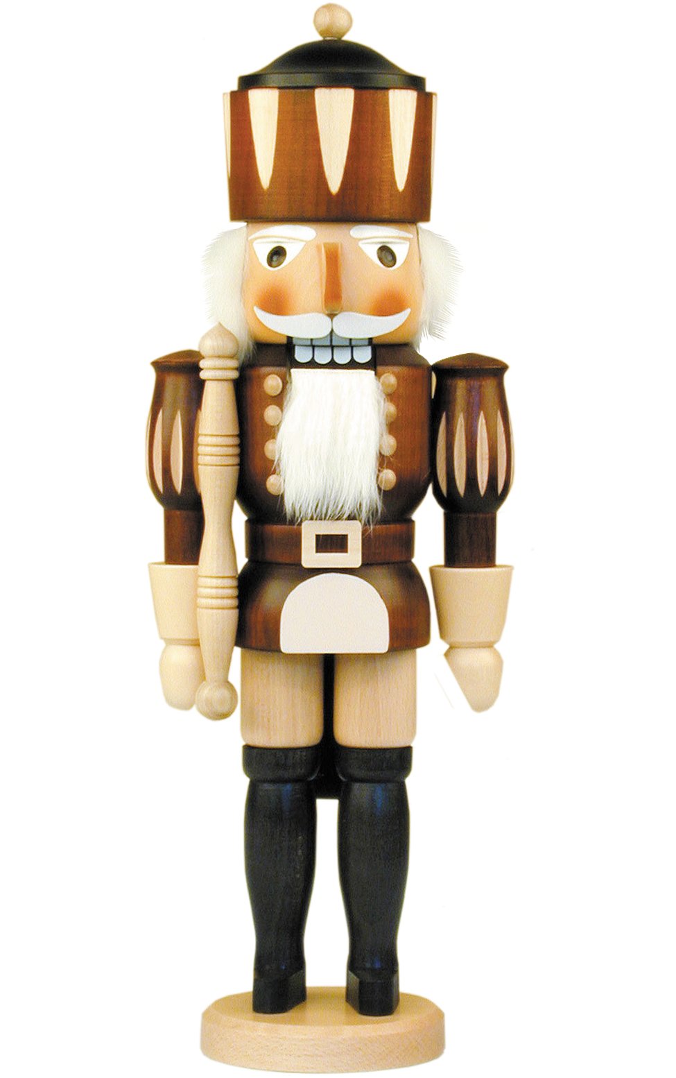 Alexander Taron Importer 32-350 Christian Ulbricht Nutcracker-King-15.5&quot; H X 5.5&quot; W X 4.5&quot; D, 14.5&quot;, Brown