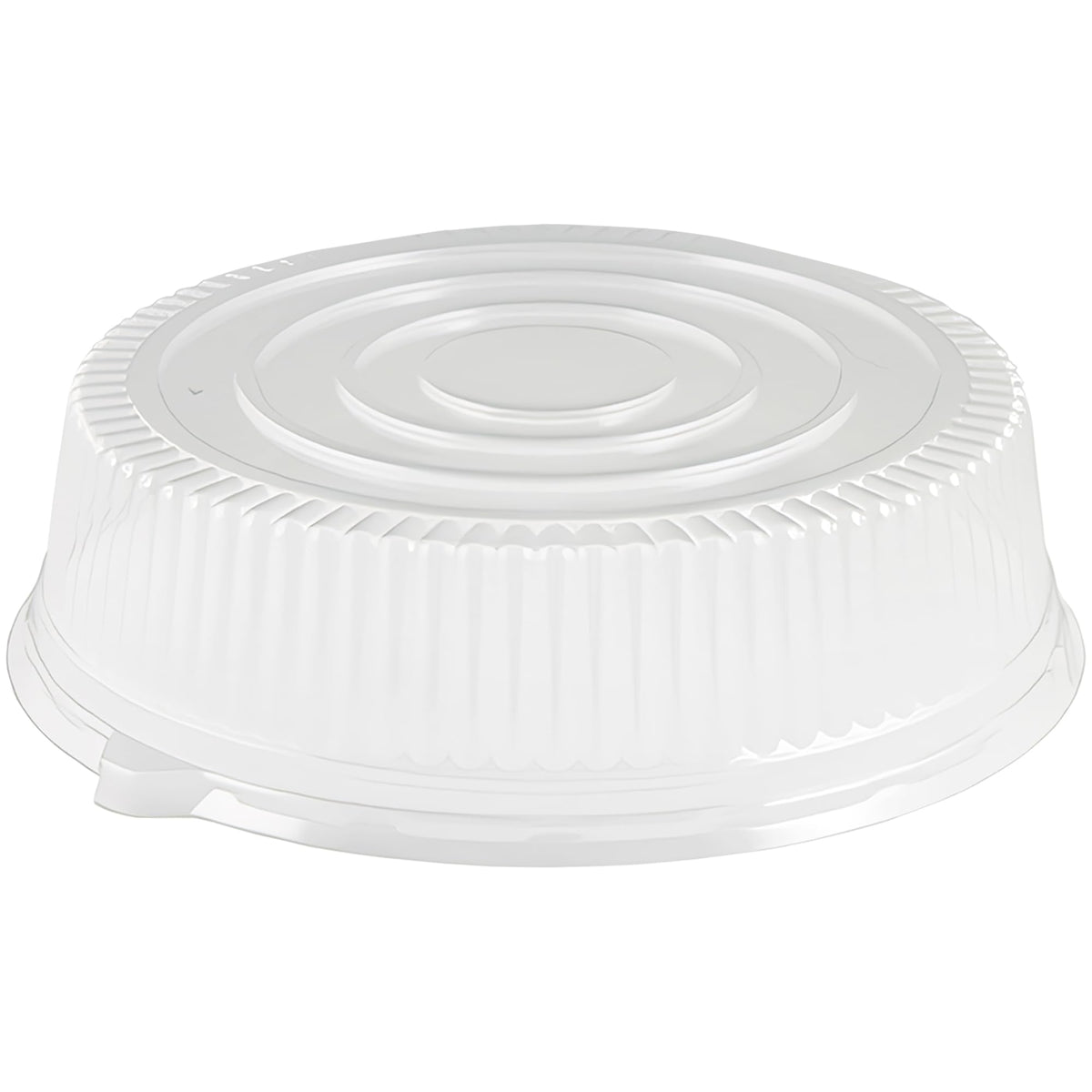 Maryland Sovereign Clear Plastic Round Tray Lid, (12'') 1 Pc. - Durable & Stylish Design, Perfect for Parties, Events, Catering,