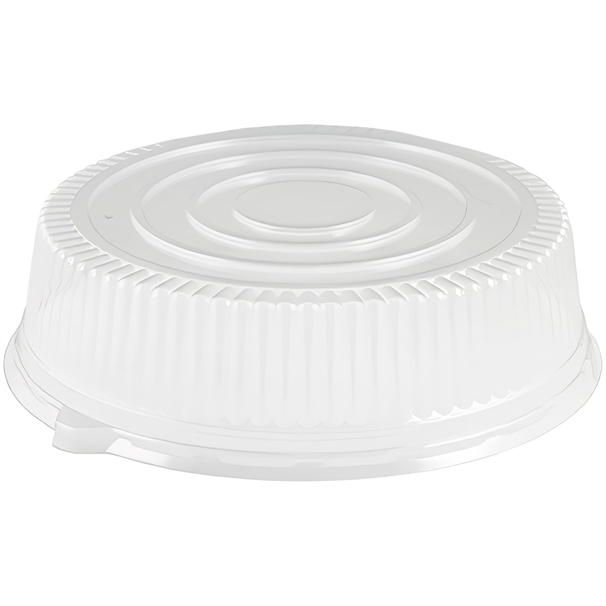 Maryland Sovereign Clear Plastic Round Tray Lid, (12'') 1 Pc. - Durable & Stylish Design, Perfect for Parties, Events, Catering,