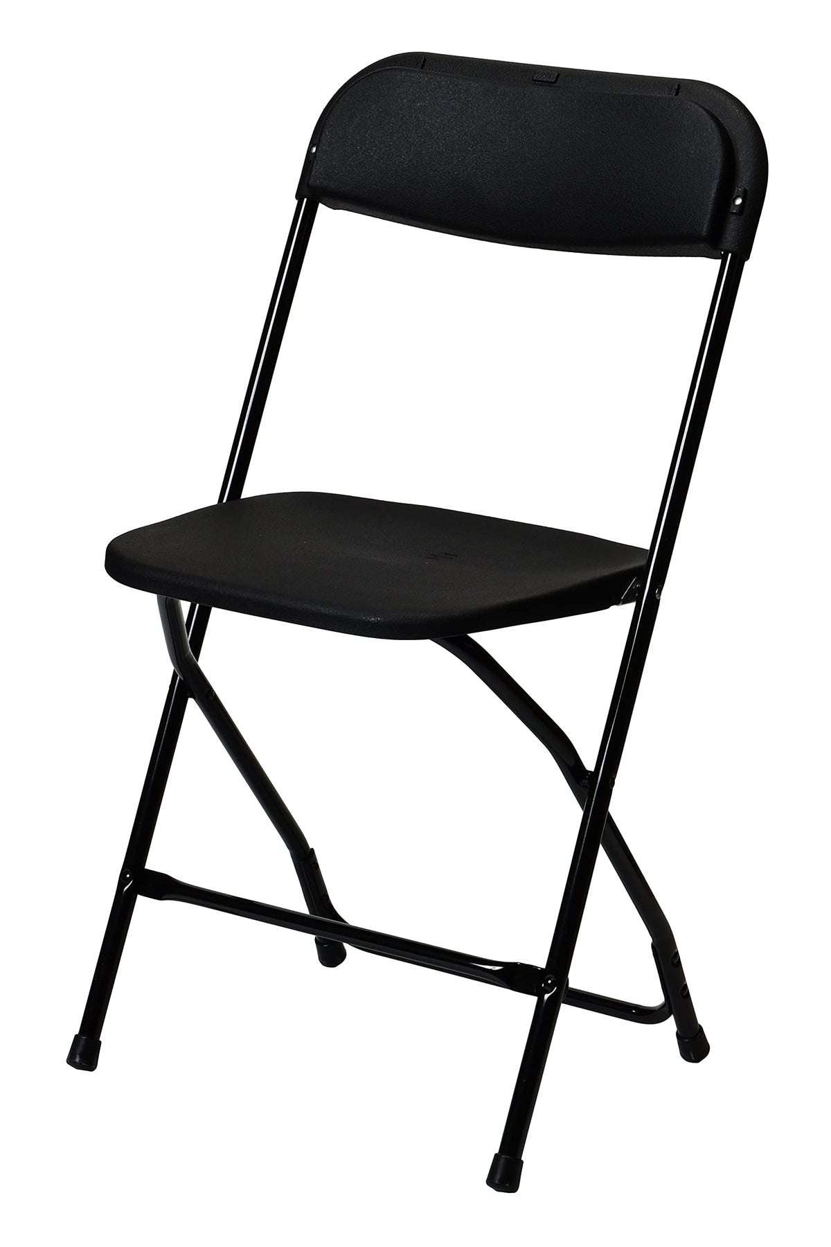 Commercial Seating Products Poly Folding Chairs, Black