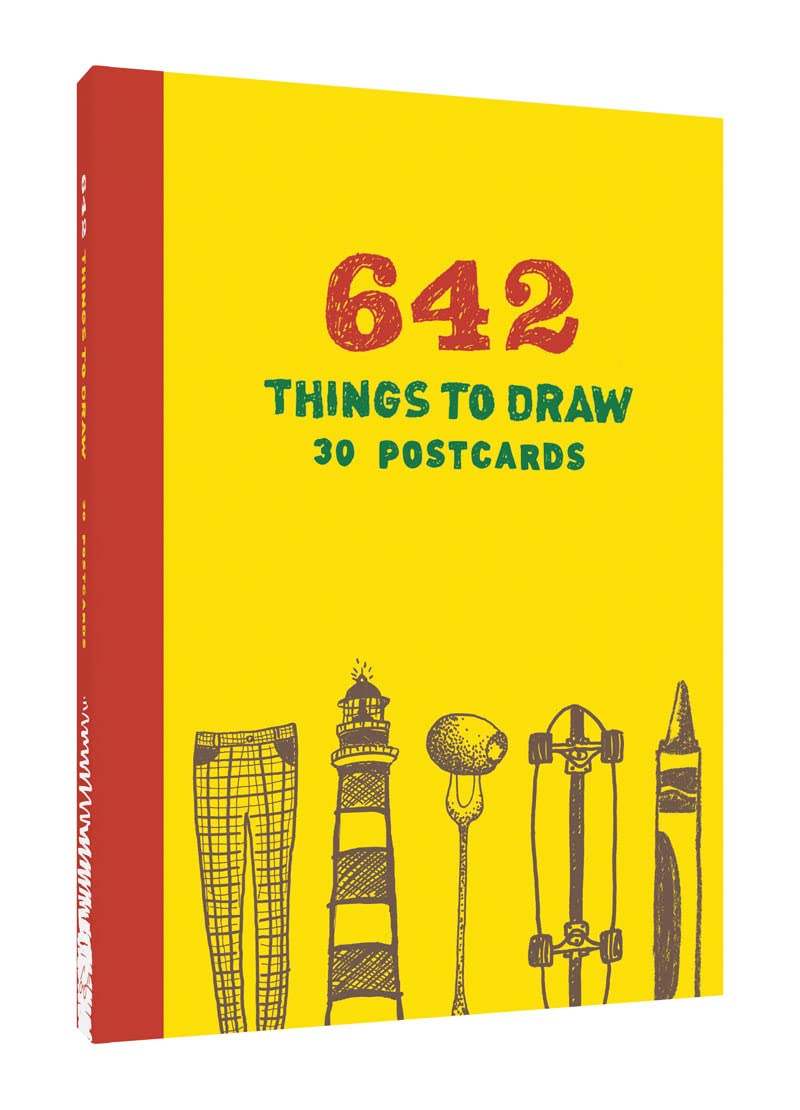 642 Things To Draw: 30 Postcards (Interactive Postcards, Unique Customizable Postcards For Artists)