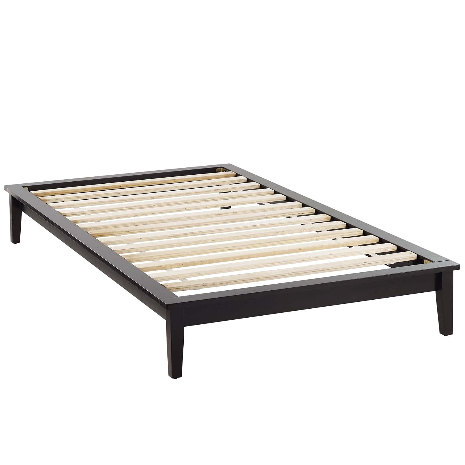 Modway Lodge Wood Platform Twin Bed Frame In Cappuccino