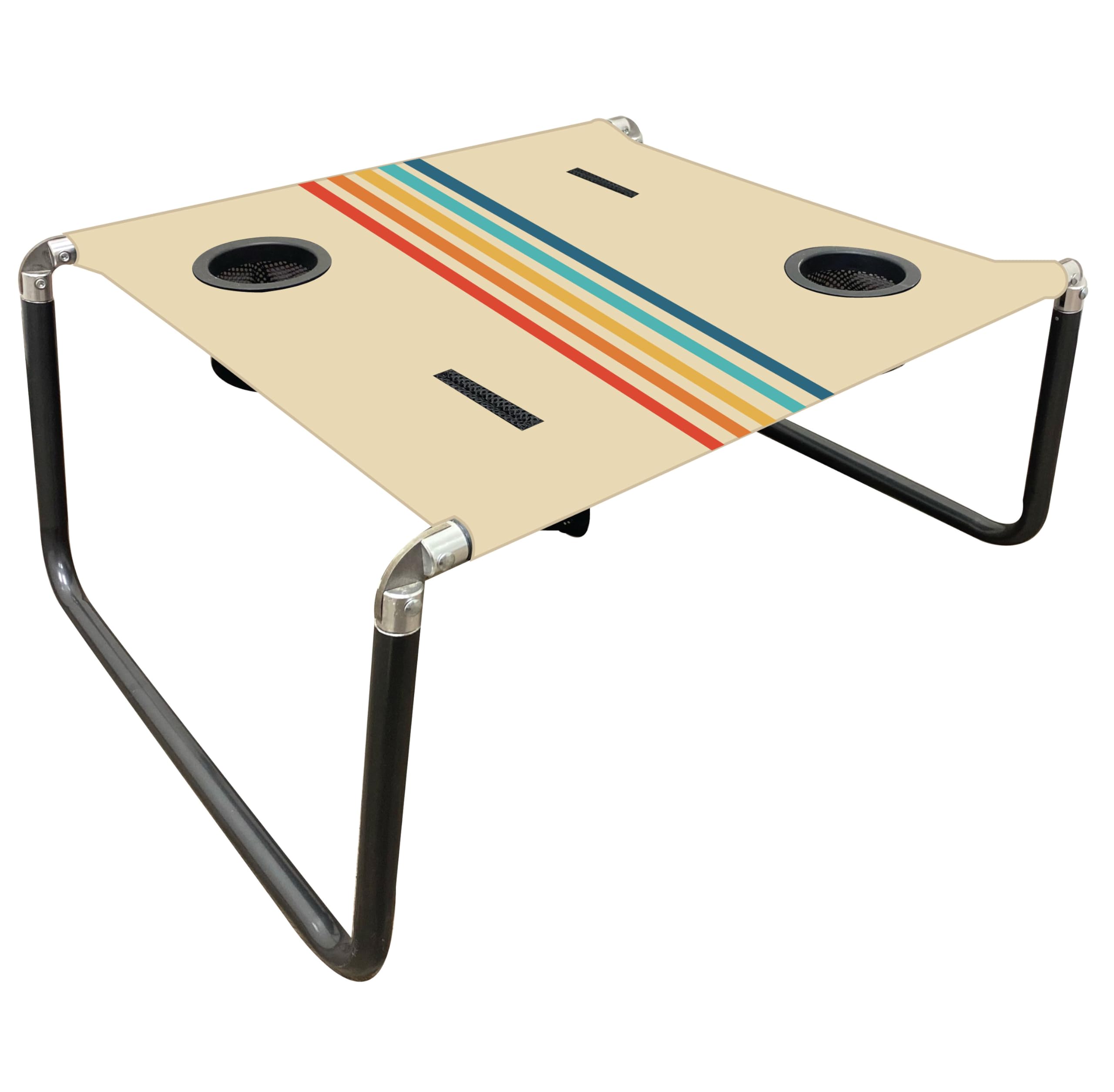 Neso Beach Table - Lightweight, Portable and Foldable Table for Beach, Camping and Outdoor Adventures - Stable Surface - with Cu
