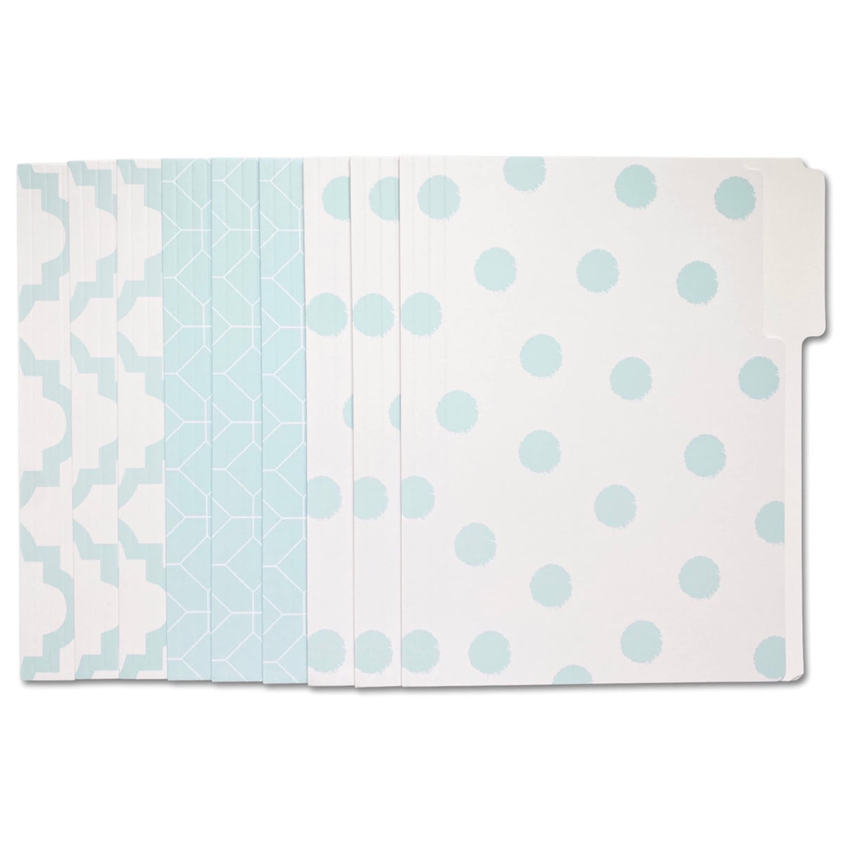 Designer File Folders By Kahootie Co, Set Of 9 Decorative File Folders, 9.5    X 11.75   , Paper Organization, Office Supplies,