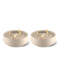 TIKI Brand Citronella 7 Inch Wax Bowl 2-Pack, Tiki Patio, tiki table torch, citronella candle, wax candle, outdoor candle, Concr