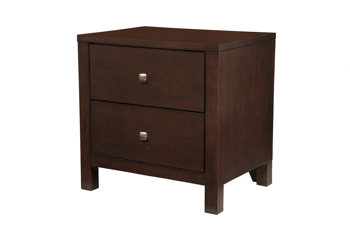 Alpine Furniture Solana 2 Drawer Nightstand