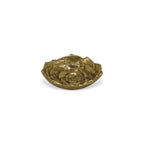 HomeRoots 5' Gold Novelty Metal Handmade Tray