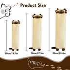 Nxnynz Long Cat Plush Pillow, 19.6In Cute Yellow Cat Plushie Stuffed Animals Body Pillow, Kawaii Kitten Soft Plushie Doll Toy Bi