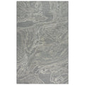 Peace 5' X 7'6" Abstract Gray/Gray Hand-Tufted Area Rug