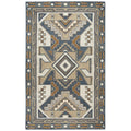 Rizzy Home Alora Decor Ryder 3' X 5' Southwest/Tribal Gray/Tan Hand-Tufted Area Rug