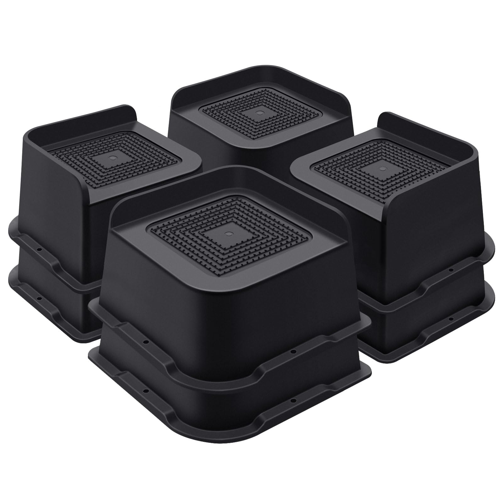 Annkut Bed Risers 3 Inch Heavy Duty, Furniture Risers For Bed Desk Tab ...
