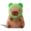 Acgtrick Cute Capybara Plush Soft Capybara Stuffed Animal With Frog Hat Kawaii Capybara Plush Toys Stuffed Capybara Doll Pillow