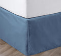 Sgi 18 Inch Drop Bed Skirt California King Size With Platform To Stay In Place Elegant Pleated Design With Split Corners Wrinkle
