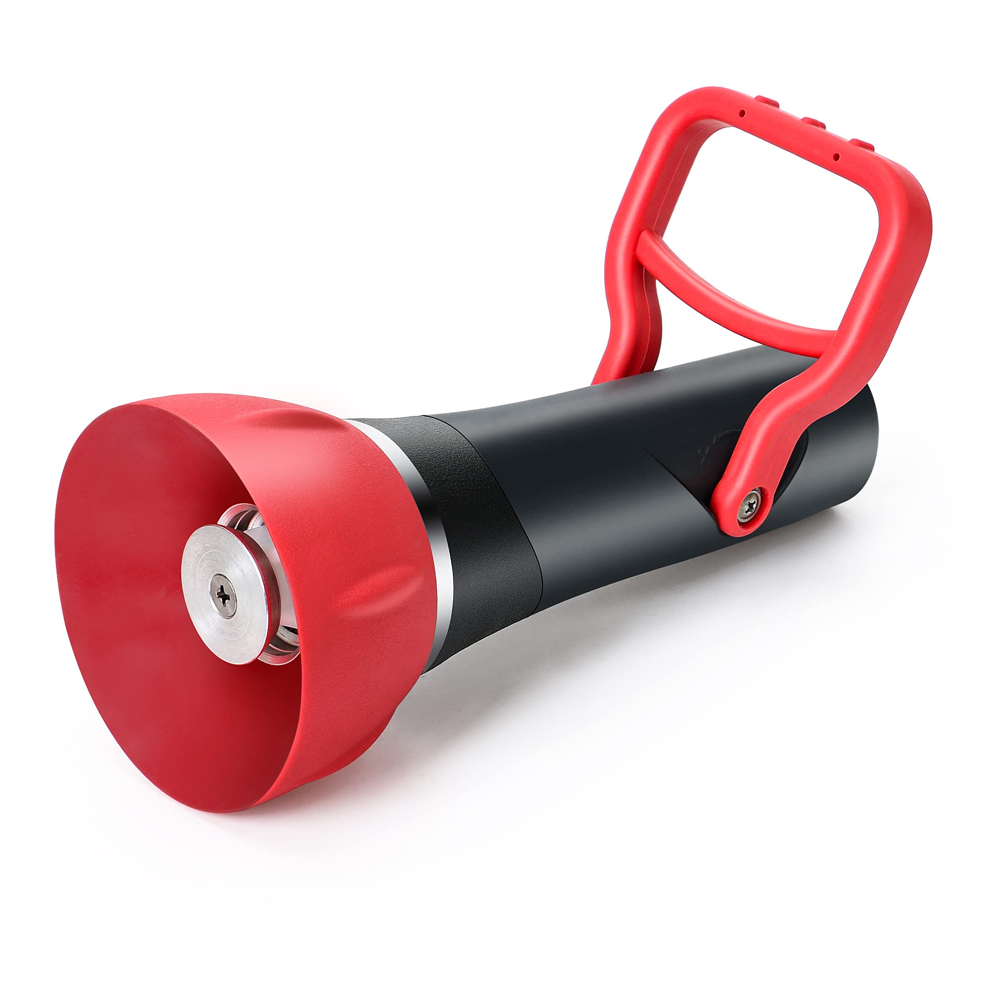 Styddi Fireman Style Garden Hose Nozzle, Professional Classic Full Flow Fireman'S Hose Nozzle, Heavy Duty Adjustable Twist Zinc