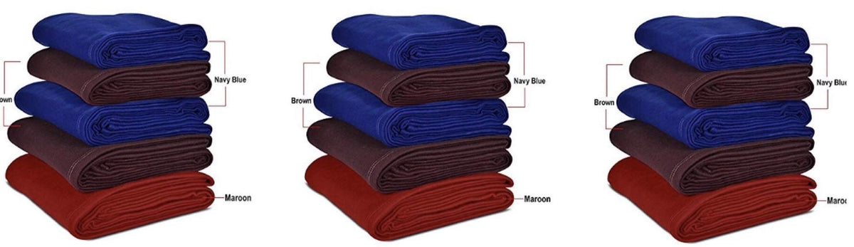 Goyals  Fleece Warm Single Bed Blanket  Pack of 15