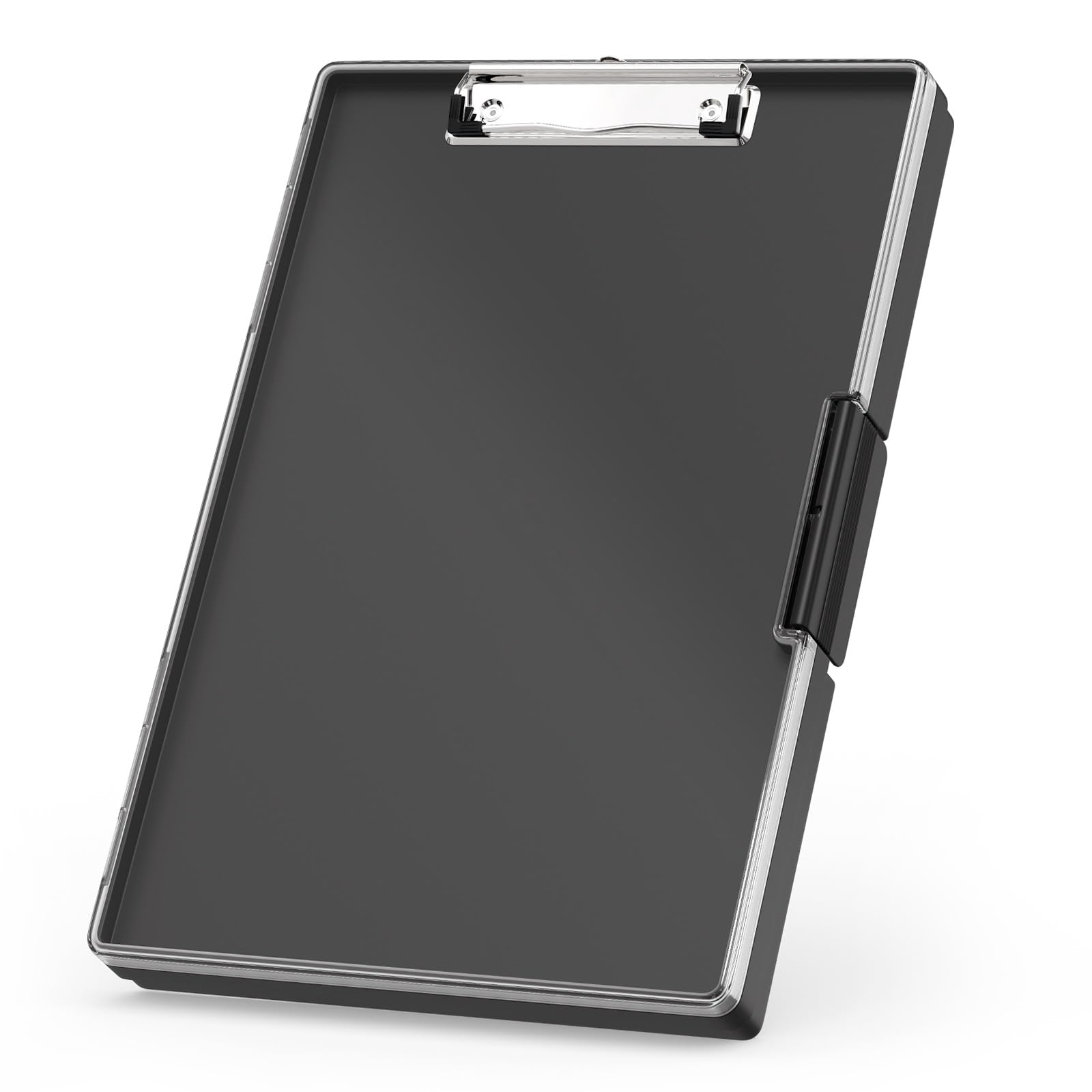 Rimilak Plastic Clipboard With Storage, Side Opening Clip Boards With 2 Storage Case, High Capacity Nursing Clipboards With Heav