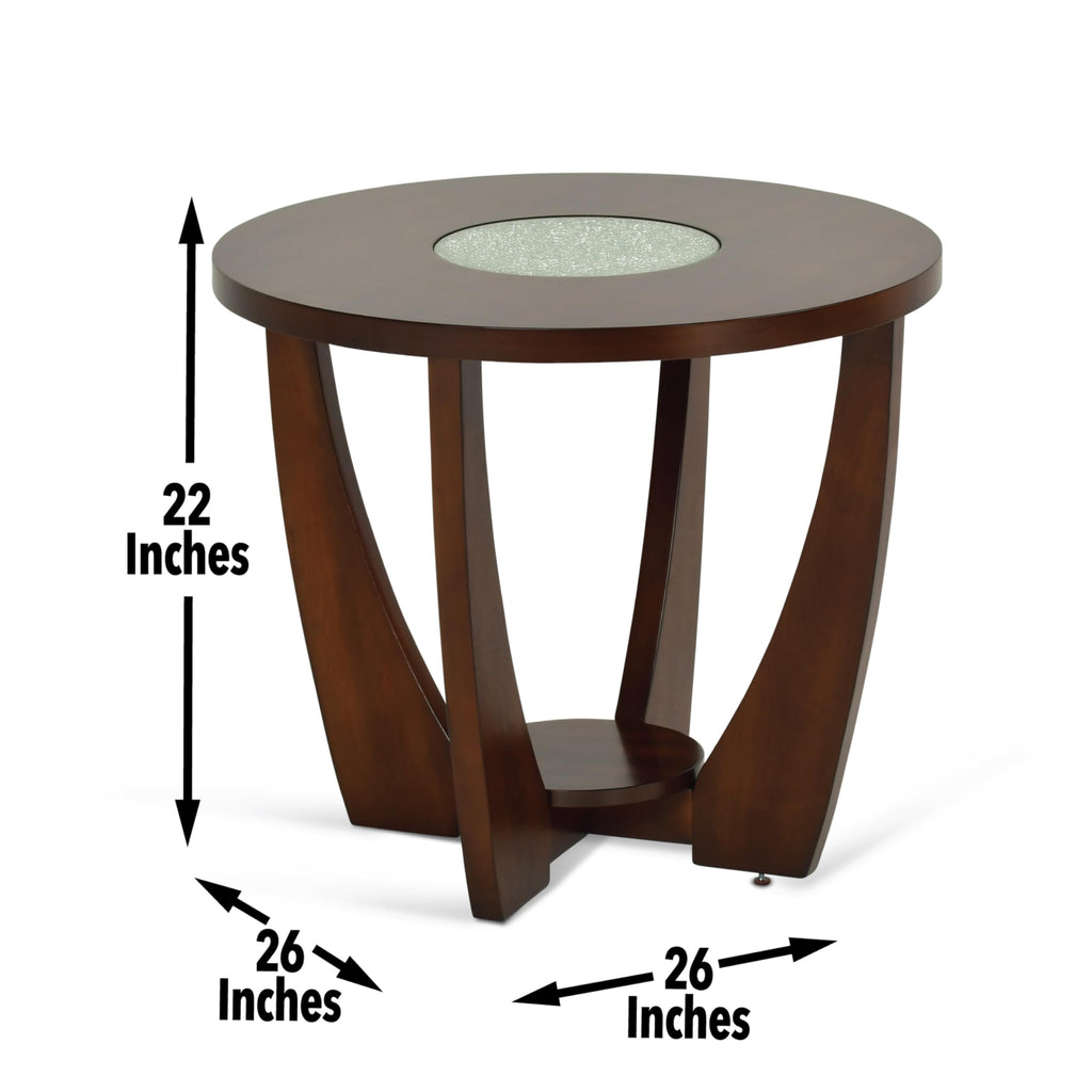 Steve Silver Company Rafael End Table, Brown