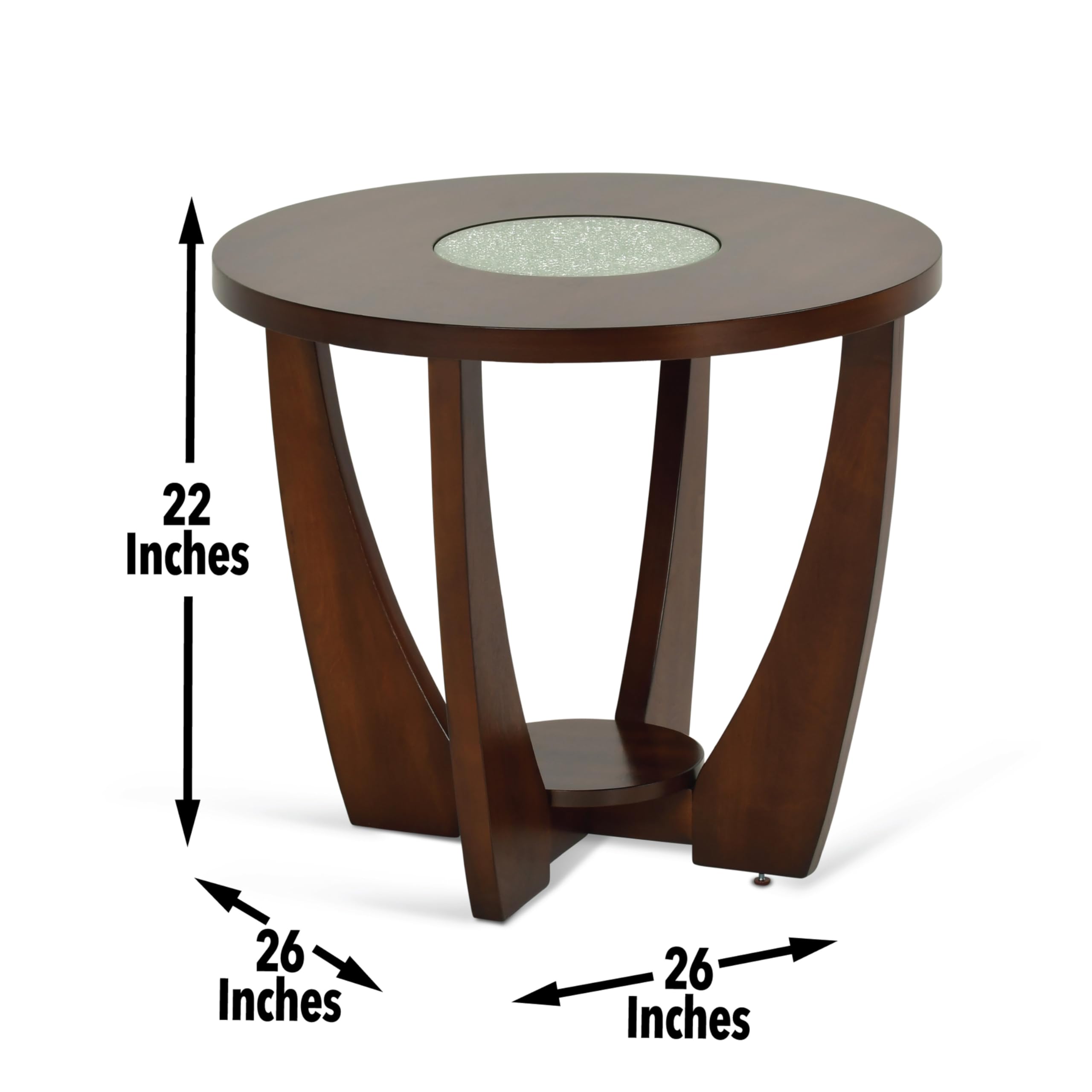 Steve Silver Company Rafael End Table, Brown