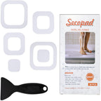 Secopad Non-Slip Bathtub Stickers, 36 PCS Safety Bathroom Tubs Showers Treads Adhesive Decals Scraper (Clear)