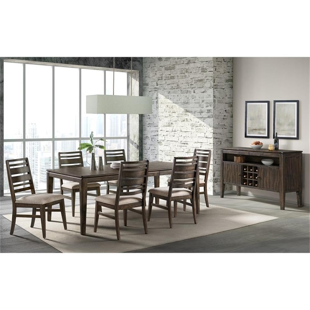 Intercon Kauai Ladder Back w/Cushion Seat(Set of 2) Dining Chair, Brown