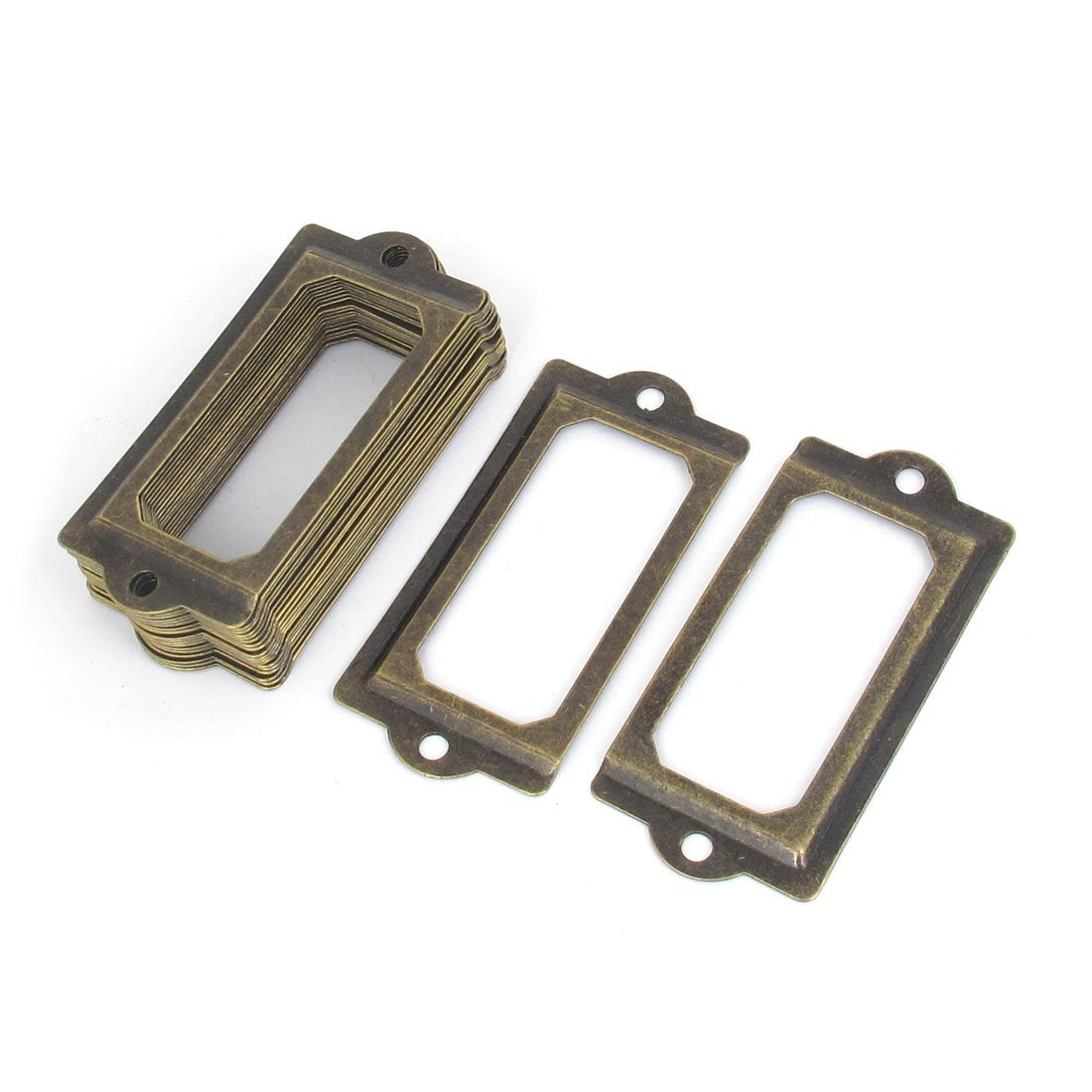 Uxcell Drawer Filing Cabinet Office Label Name Card Frame Holder, 20 Pieces (A15110400Ux0329)