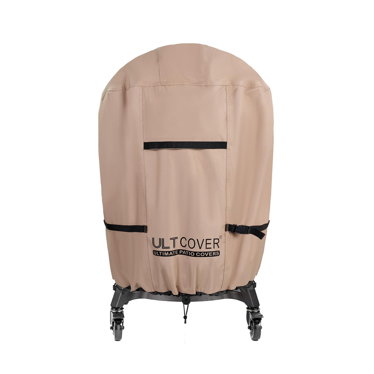 Ultcover Outdoor Waterproof Charcoal Kamado Joe Grill Cover For 18 Inch Big Green Egg Char-Griller Char-Broil And Other Round Sm