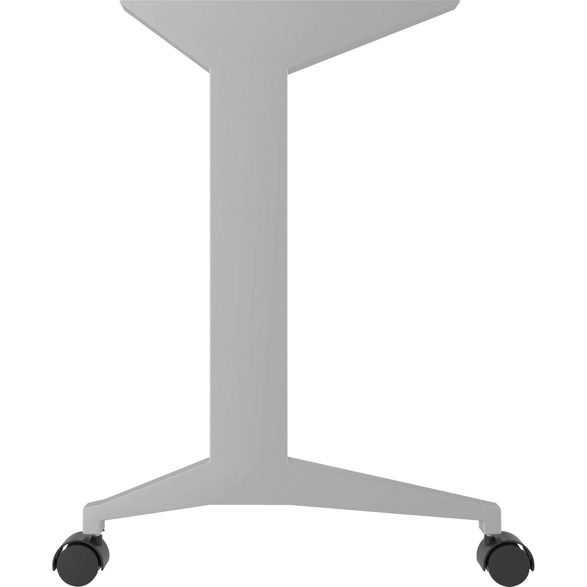 Lorell Fortress Desk, 28.75&quot; X 2&quot; X 18.75&quot;, Silver